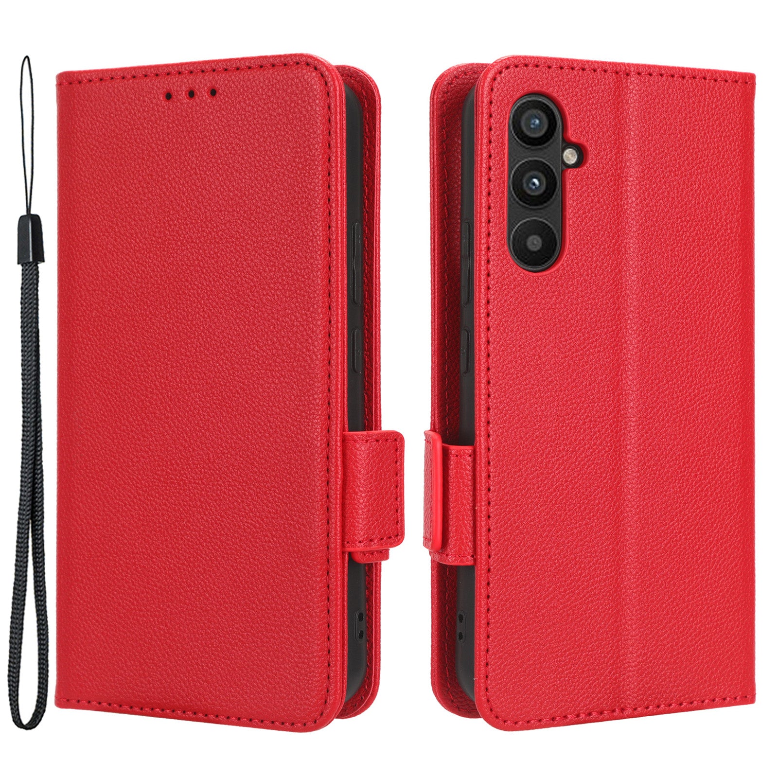 Cell Phone Case for Samsung Galaxy A34 5G Litchi Texture Shockproof Flip Leather Phone Cover with Wallet Stand Cell Phone Case for Samsung Galaxy A34 5G Litchi Texture Shockproof Flip Leather Phone Cover with Wallet Stand